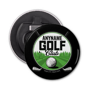 Personalised NAME Golfing Pro Golf Club Player Bottle Opener