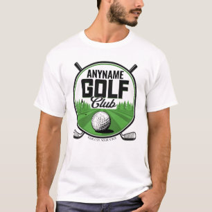 Personalised NAME Golfing Pro Golf Club Player T-Shirt