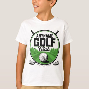 Personalised NAME Golfing Pro Golf Club Player   T-Shirt