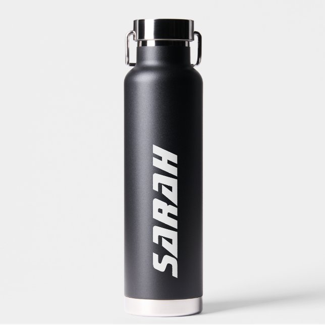 Personalised Name Gym Workout Water Bottle (Front)