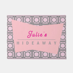 Personalised Name Hideaway MCM Door Mat