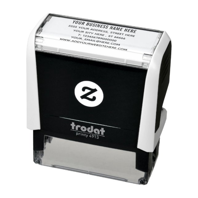 Personalised Name Info Address Self-inking Stamp (Product)