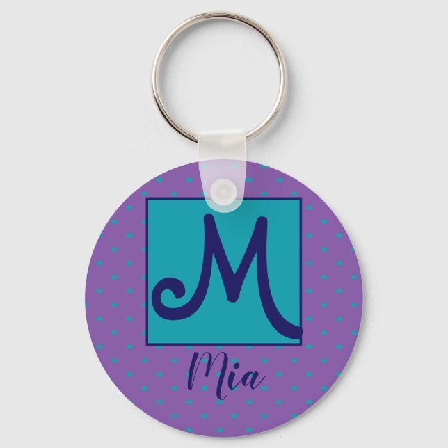 Personalised Name/ Initial Key Ring (Front)
