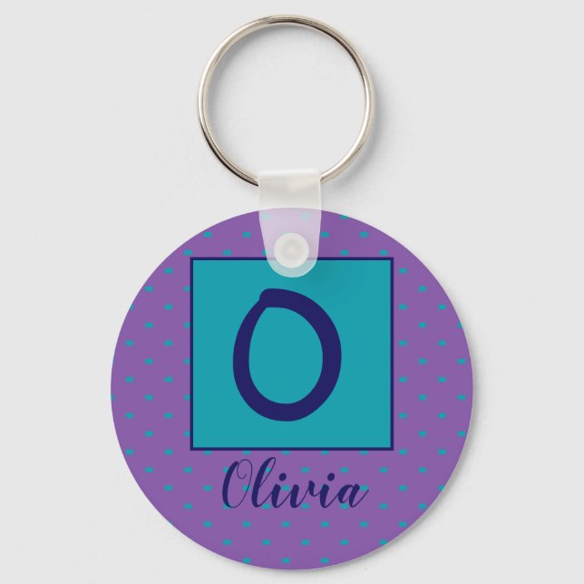Personalised Name/ Initial Key Ring (Front)