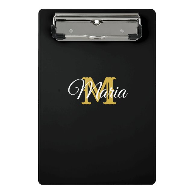 Personalised Name Initial Mini Clipboard (Front)