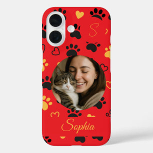 Personalised Name, Initial & Photo iPhone 16 Case