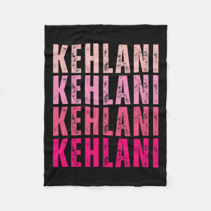 Personalised Name Kehlani I Love Kehlani Vintage  Fleece Blanket