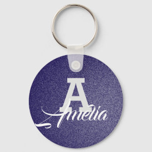 Personalised Name Key chain   Monogrammed Keychain