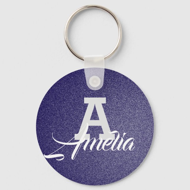 Personalised Name Key chain | Monogrammed Keychain (Front)