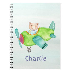 Personalised Name Kids Spiral Photo Notebook
