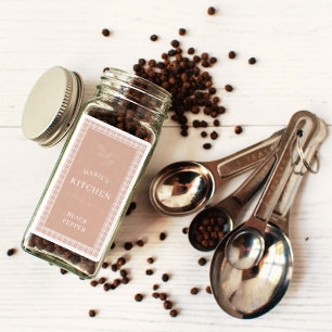 Personalised Name Kitchen Spice Jar Labels