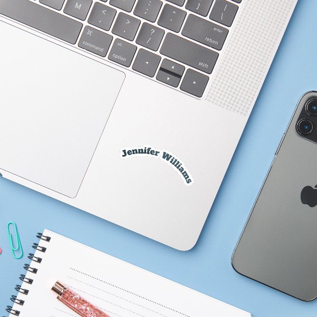 Personalised Name Labels (Laptop w/ iPhone)