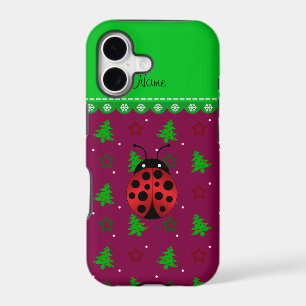 Personalised name ladybug plum trees stars