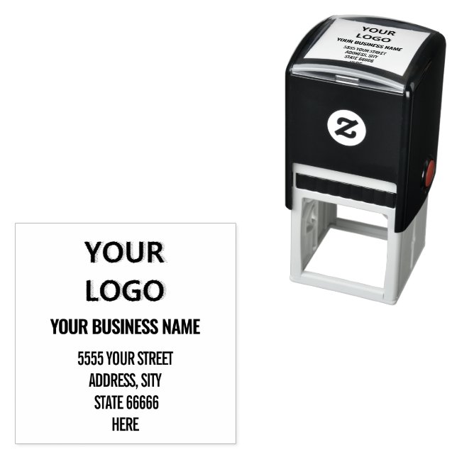 Personalised Name Logo Address Self-inking Stamp  (In Situ)