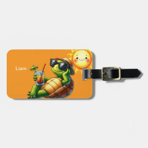 Personalised name luggage tag