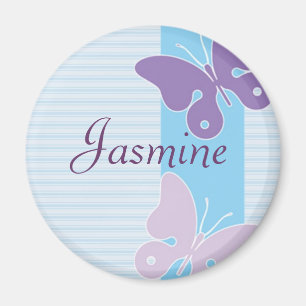 Personalised Name Magnet - Butterflies
