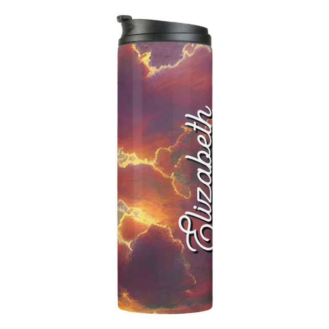 Personalised Name Majestic Sky View Thermal Tumbler (Rotated Right)