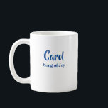 Personalised Name Meaning Name Carol Mug<br><div class="desc">Buy our Carol mug as is or personalise with a different name and name meaning.</div>