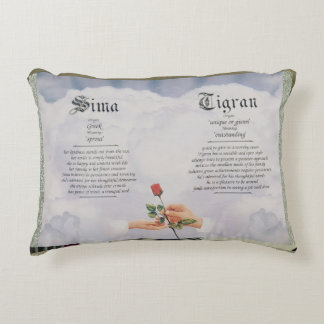Personalised Name Meaning Pillow – Custom Name Art
