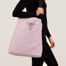 Personalised Name Minimal Heart Black & Pink