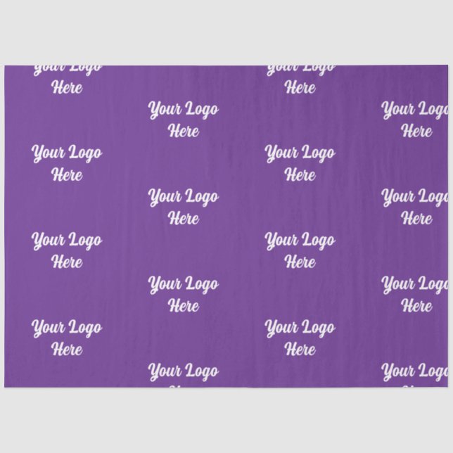 Personalised Name Minimal Monogram Business Tissue Paper (Front)