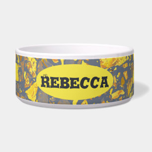 Personalised Name Modern Gold Terrazzo Pattern