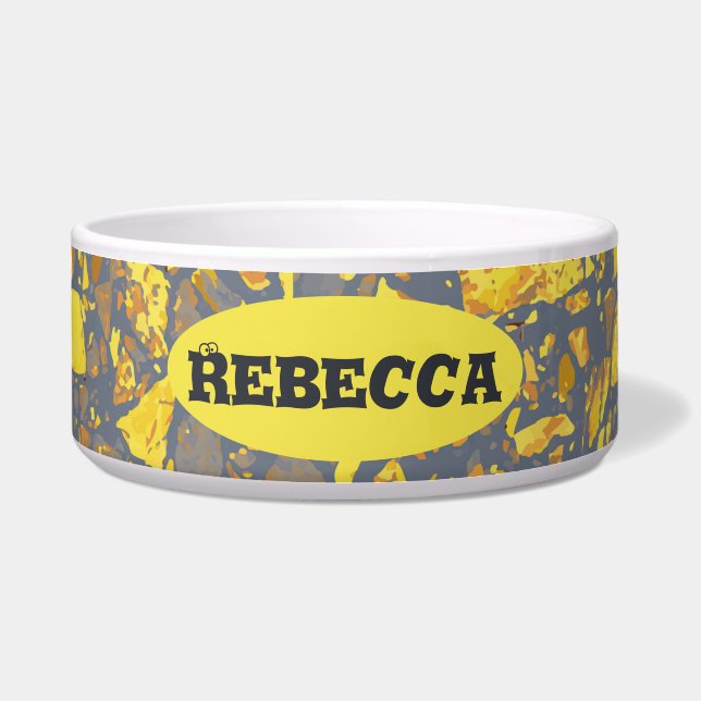 Personalised Name Modern Gold Terrazzo Pattern (Front)