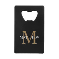 Personalised Name Monogram Black