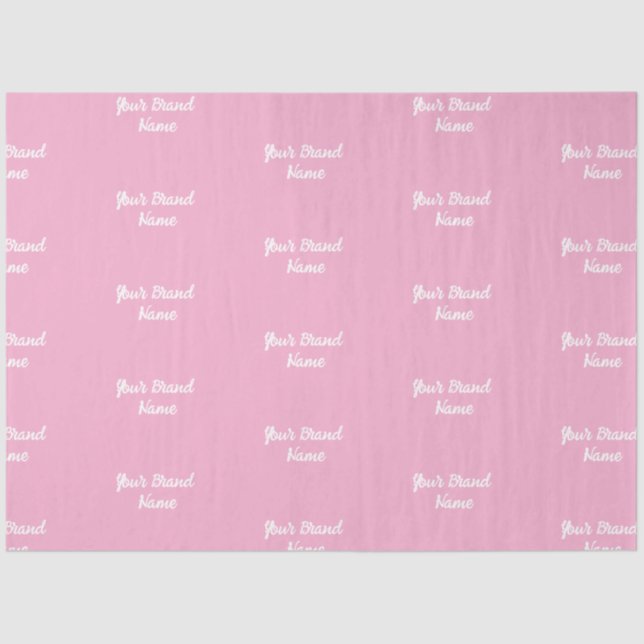 Personalised Name Monogram Business Tissue Paper  (Front)
