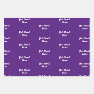 Personalised Name Monogram Business Wrapping Paper
