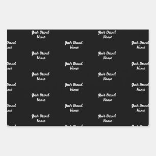Personalised Name Monogram Business Wrapping Paper