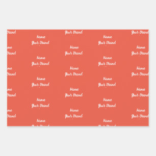 Personalised Name Monogram Business Wrapping Paper