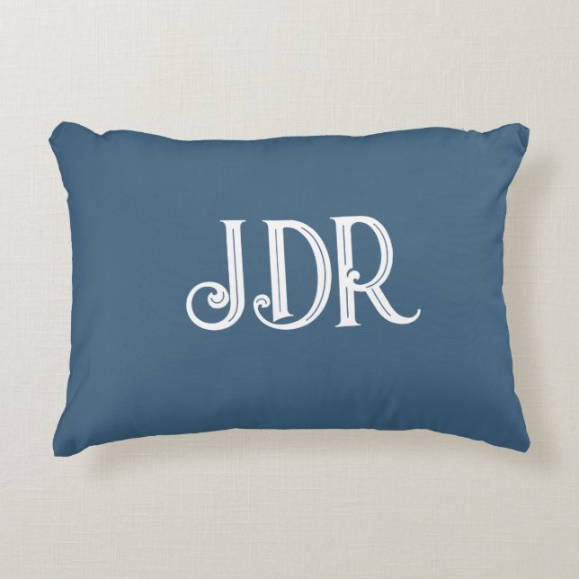 Personalised Name Monogram Decorative Cushion (Front)