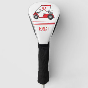 Personalised Name & Monogram Golf Head Cover