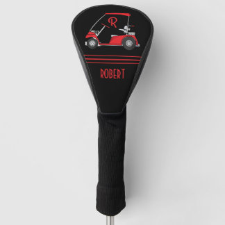 Personalised Name & Monogram Golf Head Cover