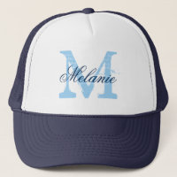 Personalised name monogram hat for wedding party