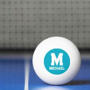 Personalised Name Monogram Ping Pong Ball