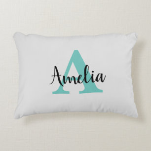 Personalised Name Monogram Script Decorative Cushion