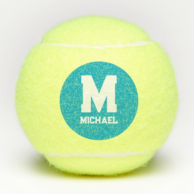 Personalised Name Monogram Tennis Balls (Front)