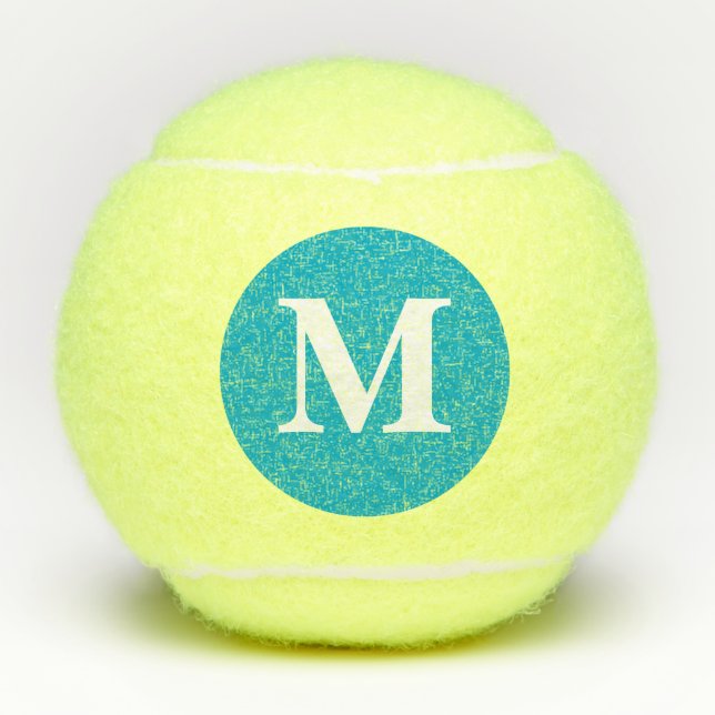 Personalised Name Monogram Tennis Balls (Front)