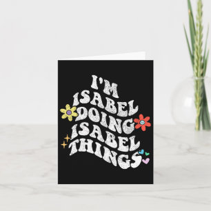Personalised Name Mothers Day Outfit For Women Isa Card