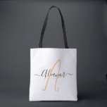 Personalised Name  Mother's  stylish Gift Tote Bag<br><div class="desc">Celebrate Mum in style with Personalised Mother's Day modern Tote Bag! This chic tote is the perfect gift to show Mum just how much she means to you. With its trendy design and customisable features, you can add her name or a special message to make it truly unique. Whether she's...</div>