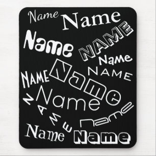 Personalised Name Mouse Pad