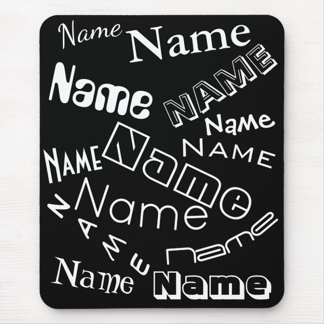 Personalised Name Mouse Pad (Front)