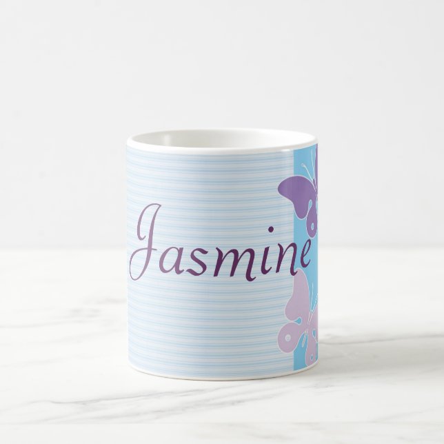 Personalised Name Mug - Butterflies (Center)