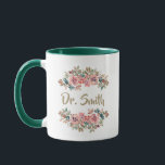 Personalised Name Mug | Custom Gifts for Her<br><div class="desc">Personalizable name mug with watercolor flowers. A great gift for coworkers,  graduates,  doctors,  nurses,  bridesmaids,  teachers,  friends,  moms,  sisters,  grandparents,  etc!</div>