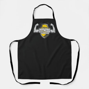 Personalised NAME Muscle Fitness Trainer Gym Apron