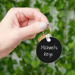 Personalised Name My Keys  Key Ring