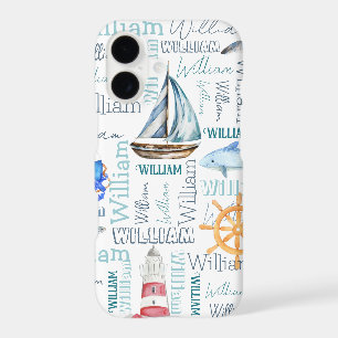 Personalised name nautical marine sailing