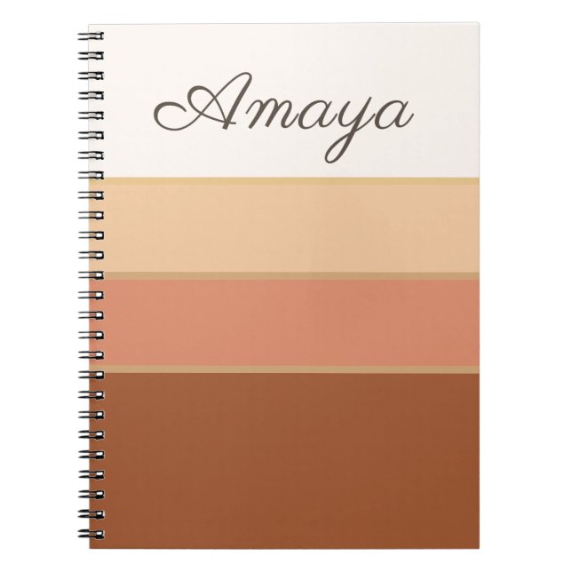 Personalised Name Notebook–Premium Signature Style Notebook (Front)